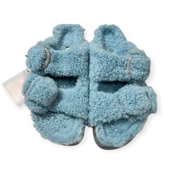 NEW Birkenstock Papillio Arizona Big Buckle Shearling Teddy Sandals SIZE 38 US 7 - Picture 2 of 12